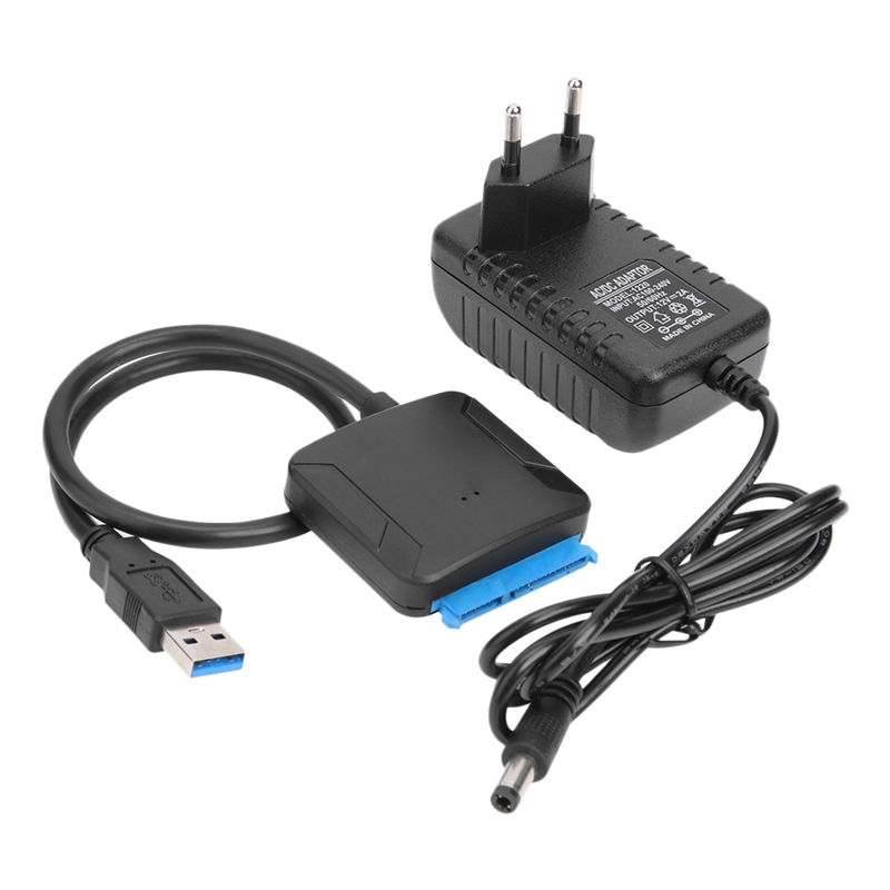 USB to Sata Data Cable, 2.5/3.5 Inch USB3.0 Easy Drive Cable Sata Hard Disk Adapter Cable