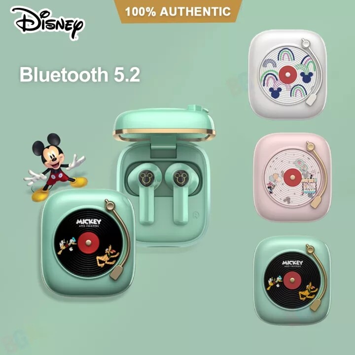 Disney FX-906V Wireless Earbuds TWS Bluetooth 5.2 Earphones HIFI Sound In-ear Noise Reduction Sports Headset Waterproof With Mic