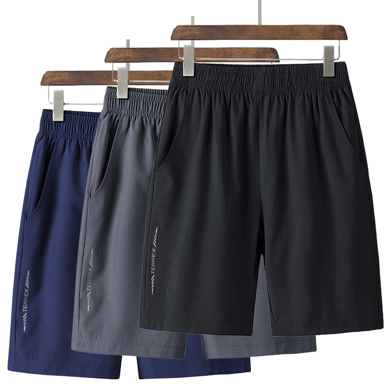 Plus Size 【L-10XL】Men's Workout Running Shorts Sports Fitness Gym Training Quick Dry Casual Athletic Shorts
